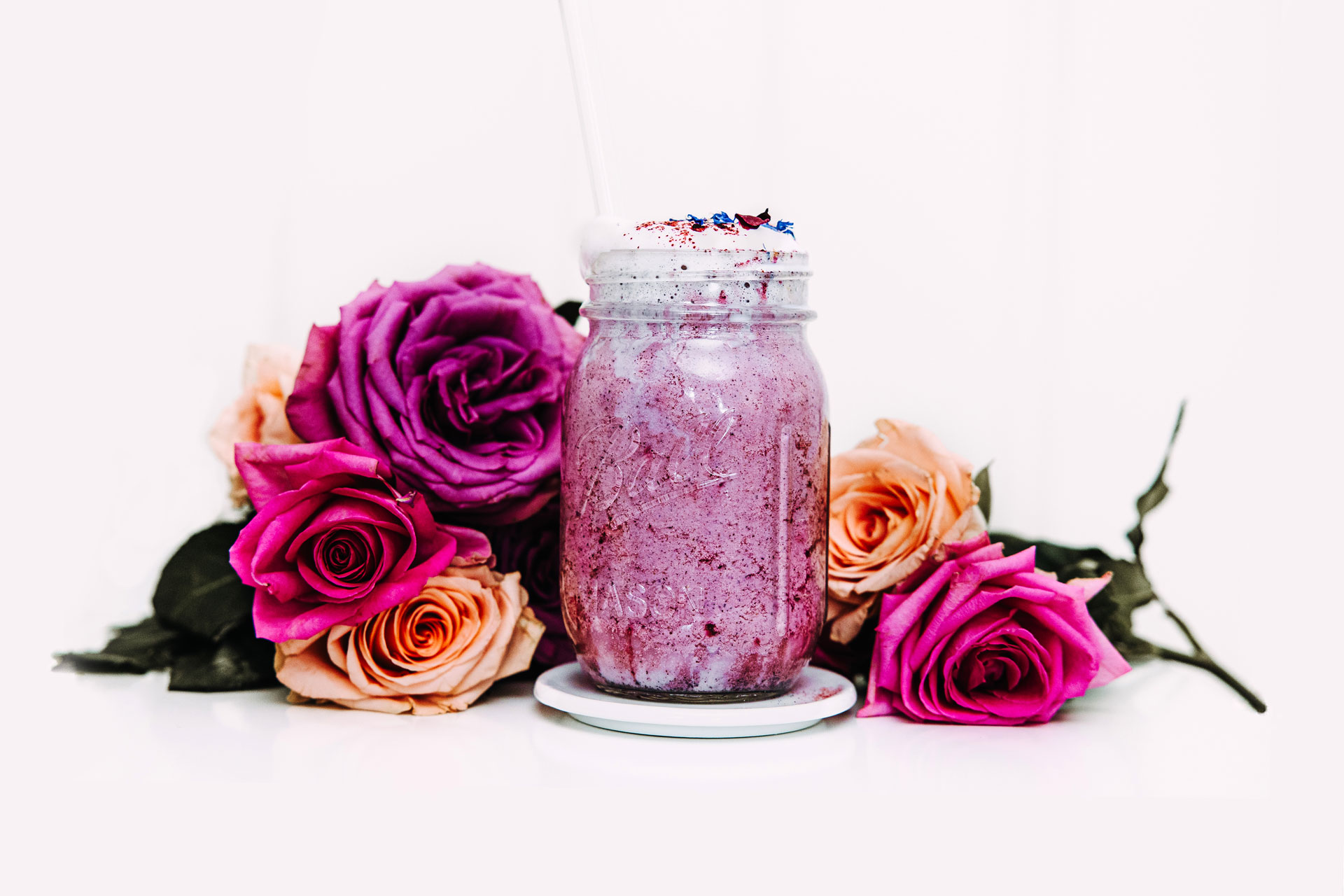 Pink Antioxidantien Milkshake